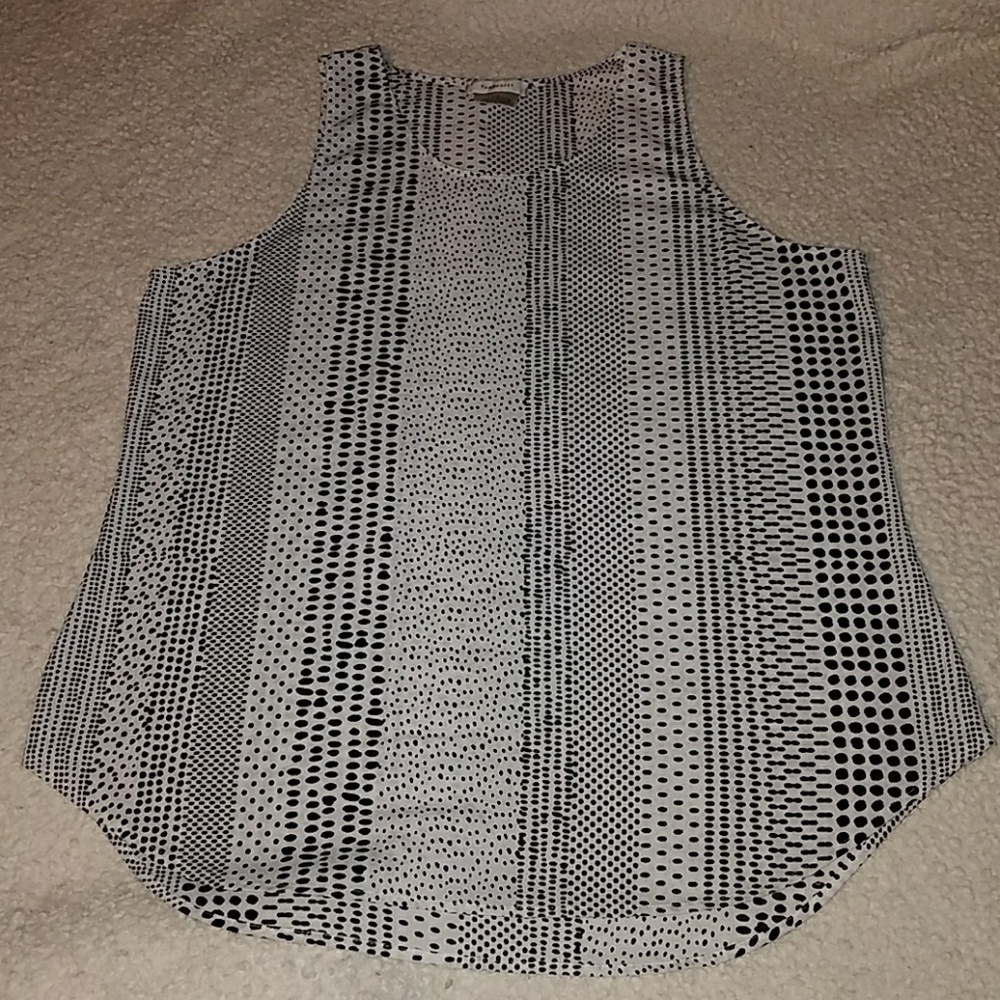 Van Heusen Black & White Tank Size L